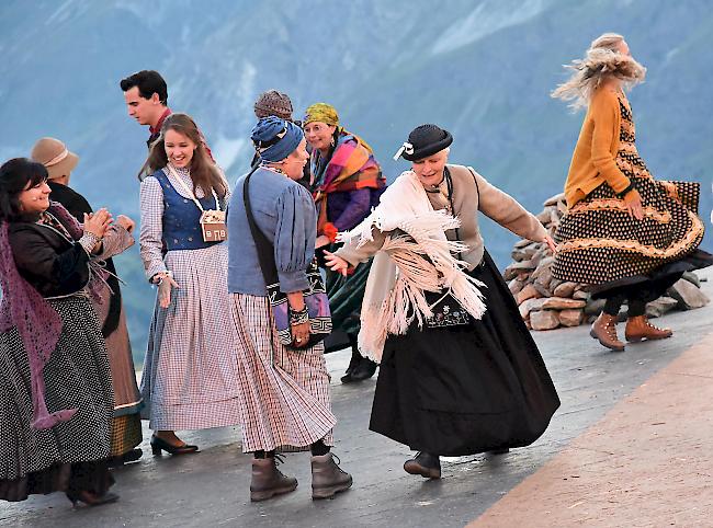 Impressionen der gestrigen Premiere des Stücks «Romeo und Julia am Gornergrat». 