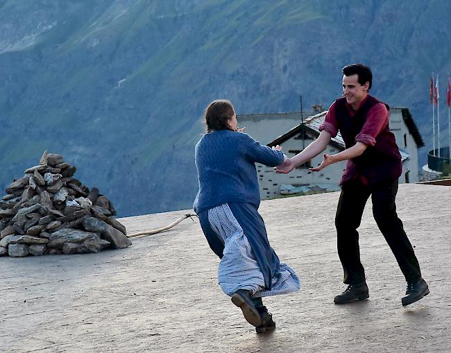 Impressionen der gestrigen Premiere des Stücks «Romeo und Julia am Gornergrat». 