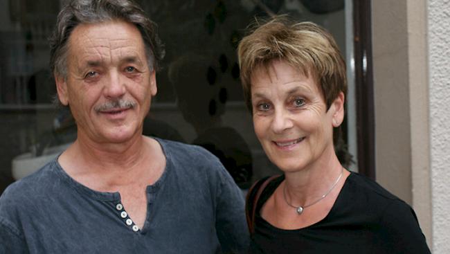 Ines Feller (64) und Marcel Schnyder (64) beide aus Glis.