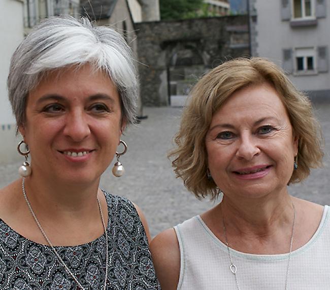 Pietra Catalano (52) aus Brig-Glis und Elda Pacozzi (60) aus Brig.