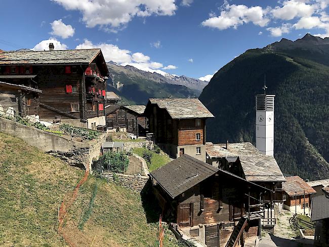 Typisches Walliser Bergdorf. In Törbel werden verschiedene Traditionen gelebt.