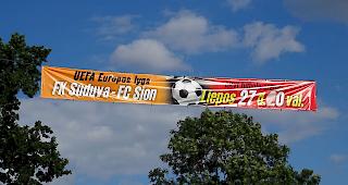 Impressionen aus dem Stadion in Marijampol&eacute; in Litauen.