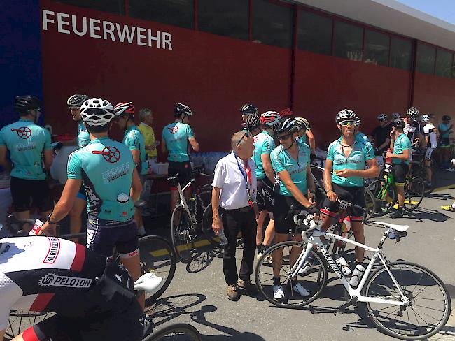 Impressionen des 5. «Cyclosportive des Vins du Valais».