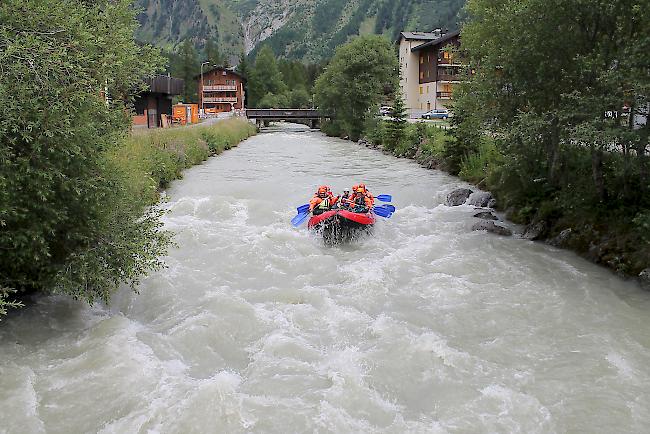 Die Fahrt beginnt oberhalb von Oberwald.