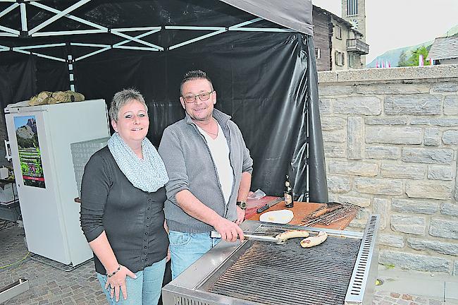 Annerösli (46) und Hans-Peter Lauber (50) aus Saas-Grund.