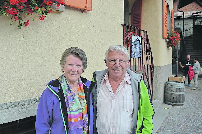 Hedy (79) und Ernst Bläsi (81) aus Saas-Almagell.