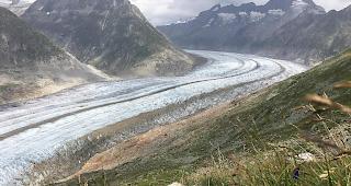 Der Alpenraum hat sich w&auml;hrend der letzten 30 Jahre besonders stark erw&auml;rmt. Im Bild: Der Aletschgletscher.