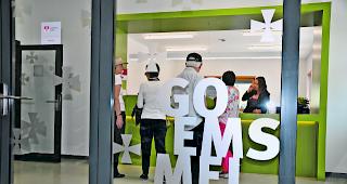 Herzlich willkommen! Der neue Empfang der Gemeinde Goms. 