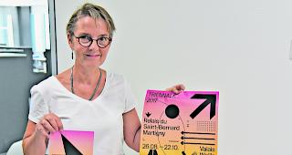 Engagiert. Anette Kummer, Pr&auml;sidentin von Label&rsquo;Art, und die kommende Triennale zeitgen&ouml;ssischer Kunst im Wallis: Mit grossem Engagement an der Arbeit. 