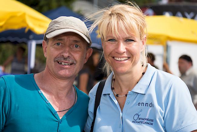 Helmut Abgottspon (55) aus Staldenried und Sibylle Andenmatten (44) aus Visp.