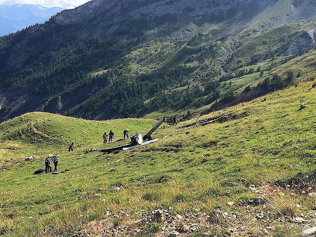 In der Region Sanetschpass hat sich am 20. August ein Flugzeugabsturz ereignet.