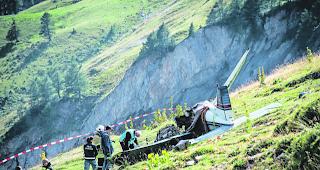 Abgest&uuml;rzt. Die Piper war von Sitten aus gestartet.  