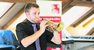 Konzentriert. J&eacute;r&eacute;my Coquoz aus Bruson VS entschied 2016 den Prix Musique f&uuml;r sich. 