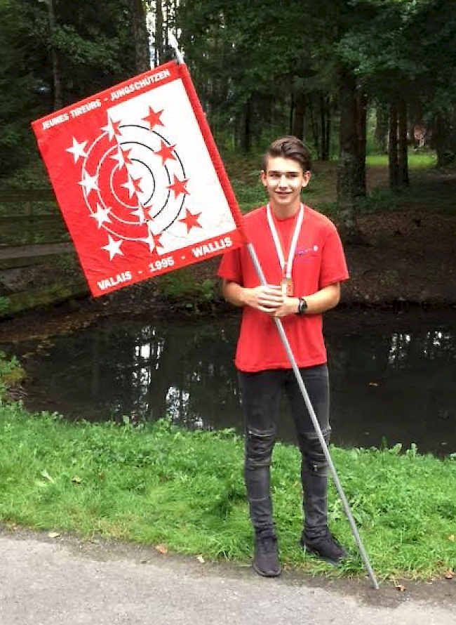 tandartengewinner und Wallisermeister Leon Summermatter (Jugendliche).