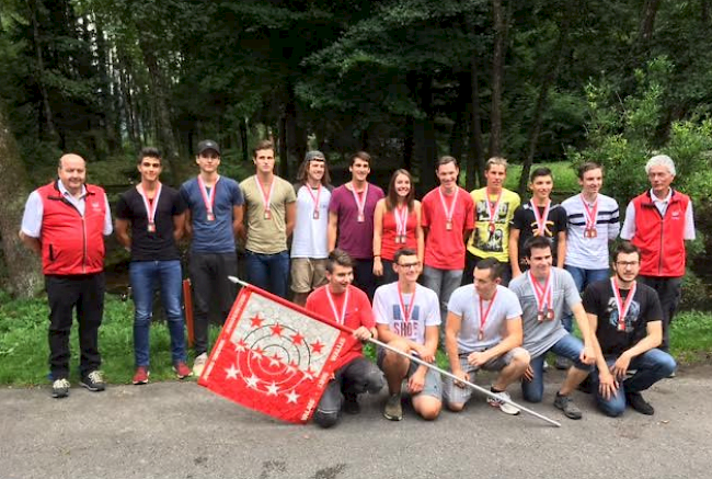 Alle Medaillengewinner Einzel und Gruppe der Walliser Meisterschaften.