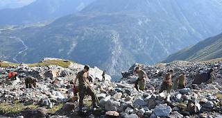 Immens. Die Soldaten und Mitarbeiter des Schiessplatzes Simplon sammeln im Rahmen der Geschossr&auml;umungsaktionen j&auml;hrlich bis zu 30 Tonnen Material ein.