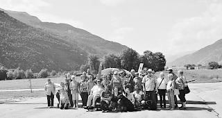 Hoch hinaus. Der Blindenbund setzte mit der Fluggruppe Oberwallis zum H&ouml;henflug an. 