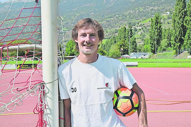 Trainer der Fussballschule: Martin Z`Brun.