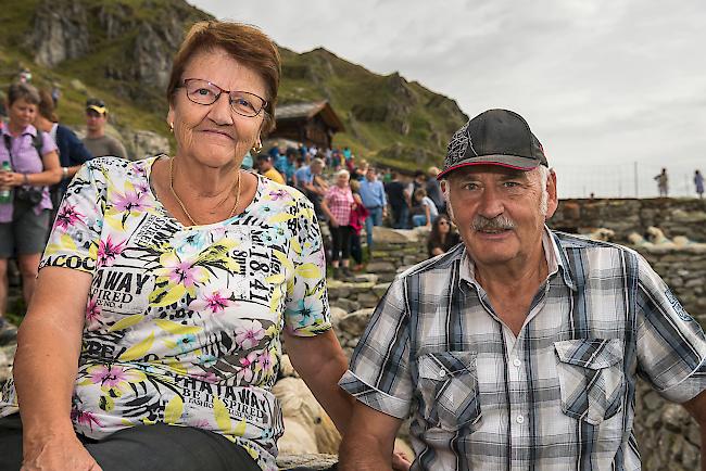 Josefine (72) und Walter Zenklusen (76), beide aus Naters