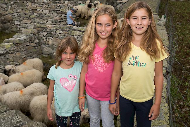 Rayen (5), Malia (8) und Yalda Gehri (10), alle drei aus Aarberg/BE