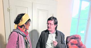 Sehenswert. W&auml;hrend dreier Wochen stellen mehrere K&uuml;nstler in Gletsch aus.  