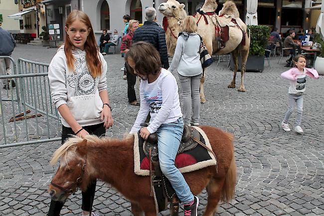 Auch Ponyreiten durfte nicht fehlen.