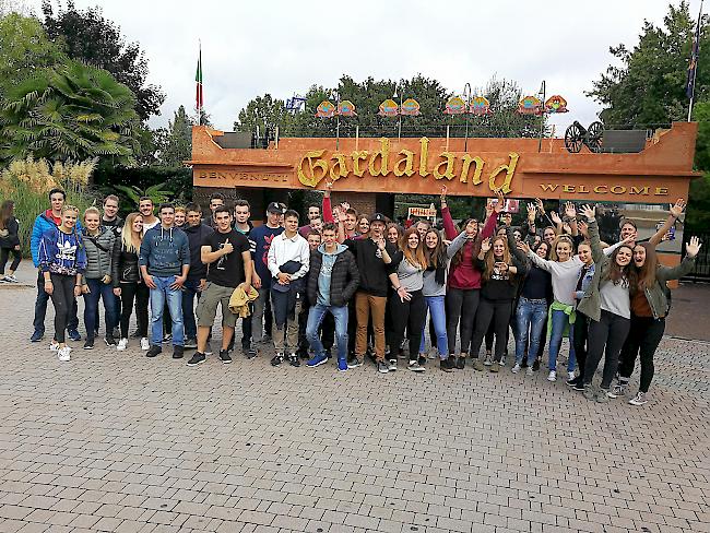 Viel Spass. Die Jugendlichen vom Brigerberg verbrachten ein spassiges Wochenende in Italien.