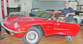 Um diesen 1968-er Maserati Mistral komplett zu restaurieren, ben&ouml;tigt Stefan Dengler ein halbes Jahr.