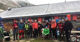 Die polnische Suchtruppe kurz vor der Heimreise.