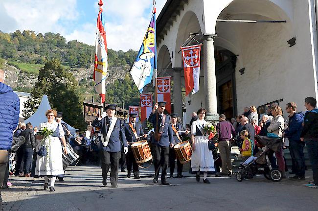 1000 Jahre Naters. Impressionen von der St. Merez-Feier, die den Startschuss der Jubiläumsfeierlichkeiten darstellte.