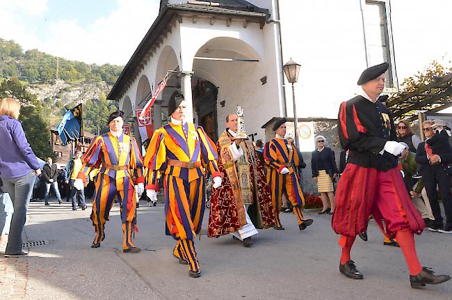 1000 Jahre Naters. Impressionen von der St. Merez-Feier, die den Startschuss der Jubiläumsfeierlichkeiten darstellte.