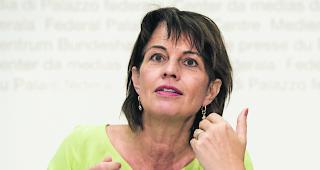Doris Leuthard. &laquo;Investieren viel in unsere Infrastruktur.&raquo; 