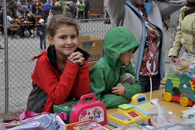 ...unter anderem sogar ein eigener Flohmarkt in der Kinderwelt.