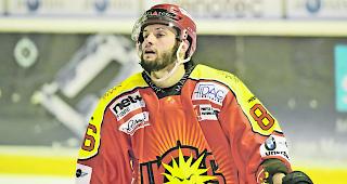 Torsch&uuml;tze. Marwan El Assaoui brachte den HC Siders 1:0 in F&uuml;hrung. 