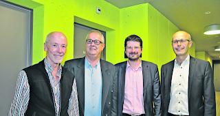 Im Oktober Stiftungsratpr&auml;sident vorgestellt. Yannick Buttet (dritte Person von links) tritt das Amt nun doch nicht an, wie am Donnerstag kommuniziert wurde (Archivbild).