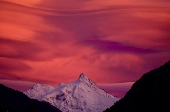 Das Zinalrothorn im Val d