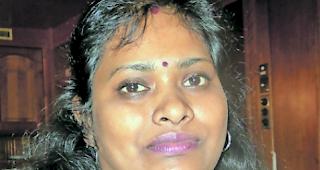 Deutschunterricht. Karan Kinthusha aus Sri Lanka.  