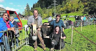 Siegerin Gruppe A. &laquo;Souris&raquo; von Renate und Elmar Ruffiner, Turtmann. 