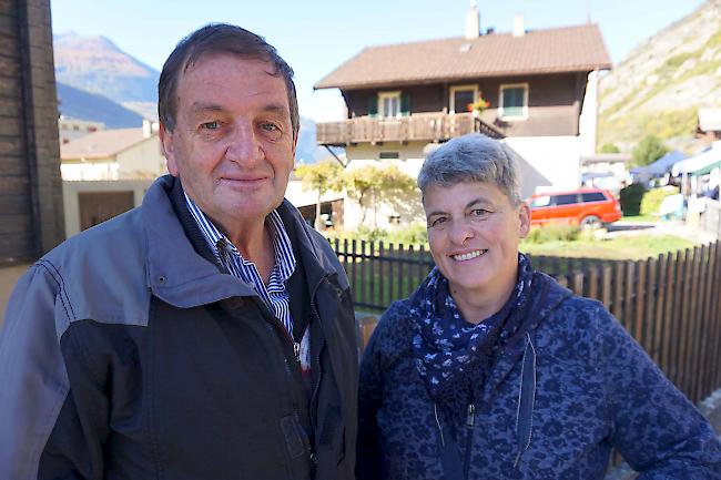 Peter (63) und Elvira Zenhäusern (55) aus St. German.