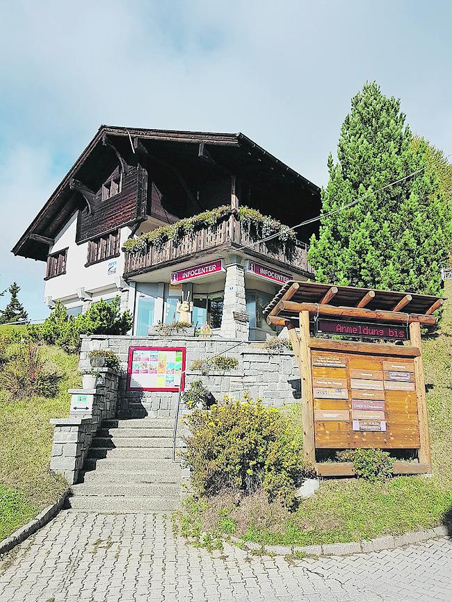 Das Infocenter auf der Riederalp.