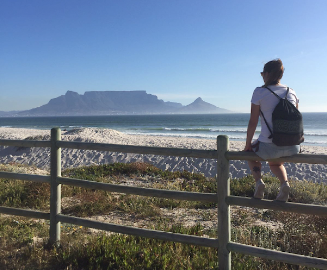 «Bloubergstrand mit Sicht auf den Tafelberg»