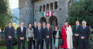 Der Staatsempfang f&uuml;r den Algerischen Botschafter.