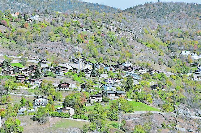 Die Gemeinde Eggerberg besteht aus 13 Weilern.