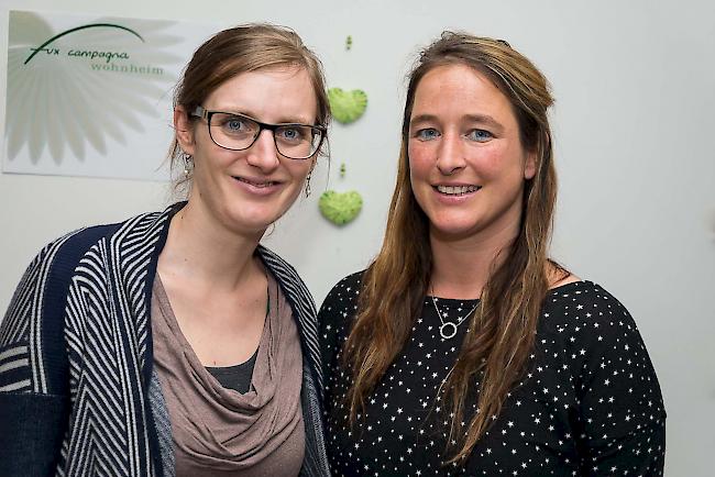 Janine Erpen (29) aus Visp und Caroline Tscherrig-Theler (34) aus Naters.