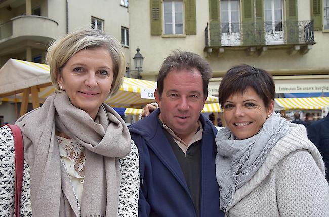 Alexa Schmidt (46) aus Naters Daniel Williner (53) aus Visp und Emilia Clemenz (49) aus Naters.