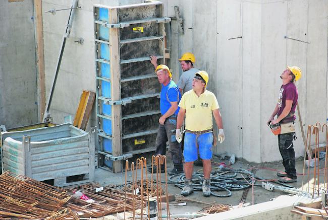 Die Arbeitslosigkeit ging vor allem im Baugewerbe zurück.