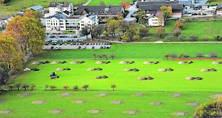 Deutliches Muster. Noch sind die arch&auml;ologischen Voruntersuchungen, wie hier beim Josefsheim in Susten, nicht abgeschlossen. 