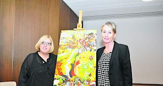 Engagiert. Von links: Nicole Chanton und Ingrid Berchtold vom Netzwerk Palliative Care Oberwallis. 