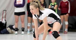 Konzentriert. Vanessa Wyer vom VBC Visp.