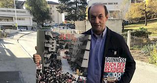 Peter Zenh&auml;usern war vor 20 Jahren Pr&auml;sident des Skiclubs Visp und erinnert sich an das Sommer-Skirennen in der Balfrinstrasse.